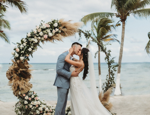 Kelsey + Brians Stunning Boho Beach Wedding at Blue Venado Beach Club